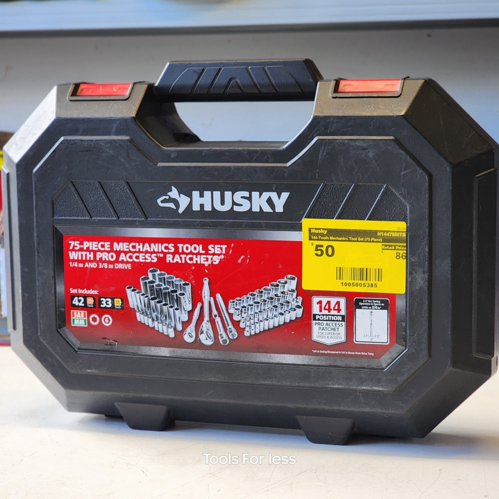 144 Tooth Mechanics Tool Set (75-piece) 144 Tooth Mechanics Tool Set (75-piece)